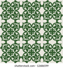 Traditional Floral Pattern Stock Vector (Royalty Free) 12686599 ...