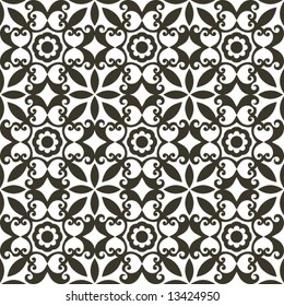 traditional floral pattern