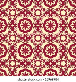 traditional floral pattern