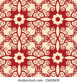 traditional floral pattern