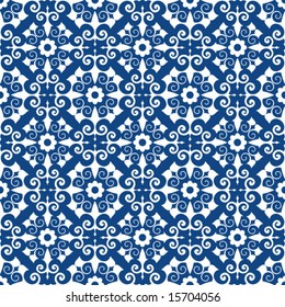 traditional floral pattern