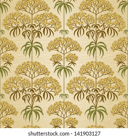 Traditional floral pattern in retro style.