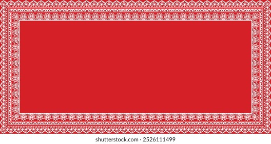 Pintura popular tradicional aipan com molde em branco para festival indiano 