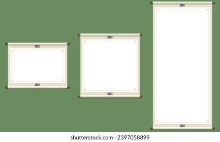 Traditional frame designs from East Asia and Korea.