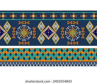 Diseño de patrones de tejido geométrico tradicional para textiles, alfombras, papel pintado, ropa, sarong, pañuelo, batik, envoltura, bordado, estampado, cortina, alfombra, papel pintado, envoltura, batik, vector