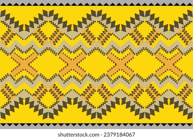 Traditional geometric ethnic seamless pattern