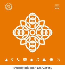 Traditional geometric oriental arabic pattern - Logo. Element for your design