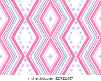 Traditional geometric pattern for background, rug, wallpaper, clothing, wrap, batik, fabric, sarong, embroidery style vector illustration, ethnic pattern