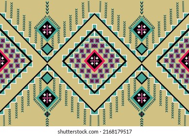 traditional geometric pattern design for background or wallpaper apparel vector