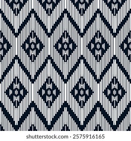 Traditional Geometric Pattern Design Timeless Black and White Symmetry