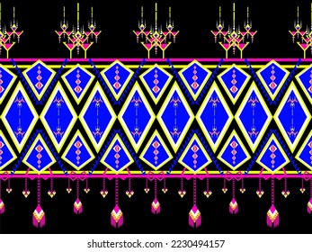 Traditional geometric patterns for backgrounds, rugs, wallpapers, clothes, swaddling, batik, silk sarongs, all pink and yellow.