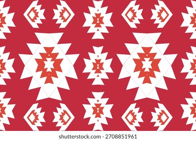 Traditionelles geometrisches nahtloses Muster für Gewebe-, Hintergrund- und Tapetendesign