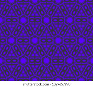Traditional geometric seamless pattern for wallpaper, textile. Vector illustration