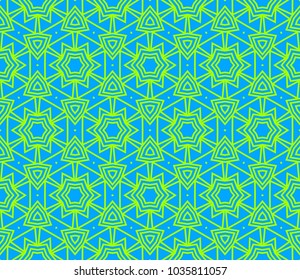 Traditional geometric seamless pattern for wallpaper, textile. Vector illustration