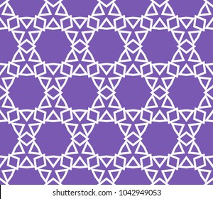 Traditional geometric seamless pattern for wallpaper, textile. Vector illustration