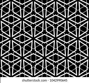 Traditional geometric seamless pattern for wallpaper, textile. Vector illustration