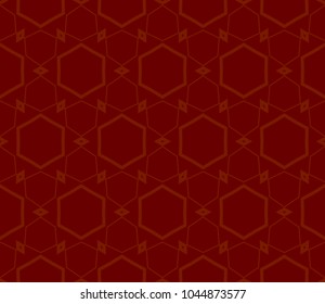 Traditional geometric seamless pattern for wallpaper, textile. Vector illustration