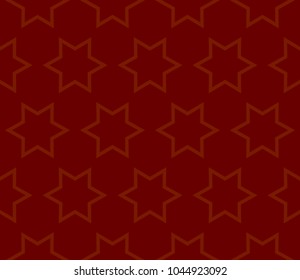 Traditionelles geometrisches nahtloses Muster für Tapeten, Textilien. Vektorillustration
