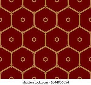 Traditional geometric seamless pattern for wallpaper, textile. Vector illustration