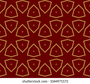 Traditional geometric seamless pattern for wallpaper, textile. Vector illustration