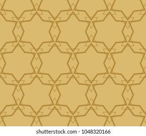 Traditional geometric seamless pattern for wallpaper, textile. Vector illustration