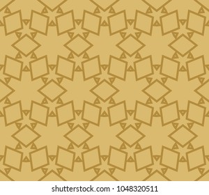 Traditional geometric seamless pattern for wallpaper, textile. Vector illustration