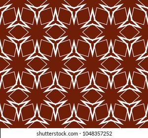 Traditional geometric seamless pattern for wallpaper, textile. Vector illustration
