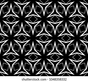Traditional geometric seamless pattern for wallpaper, textile. Vector illustration