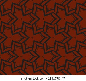 Traditional geometric seamless pattern for wallpaper, textile. Vector illustration