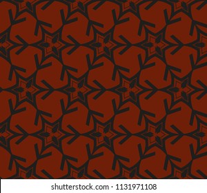 Traditional geometric seamless pattern for wallpaper, textile. Vector illustration