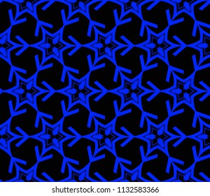 Traditional geometric seamless pattern for wallpaper, textile. Vector illustration
