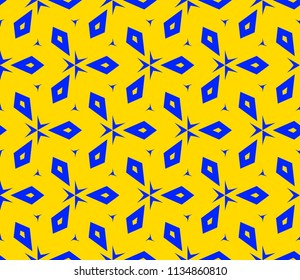 Traditional geometric seamless pattern for wallpaper, textile. Vector illustration