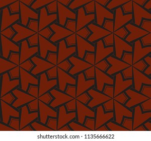 Traditional geometric seamless pattern for wallpaper, textile. Vector illustration