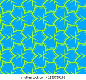 Traditional geometric seamless pattern for wallpaper, textile. Vector illustration