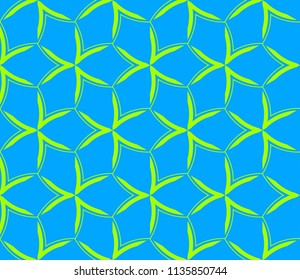 Traditional geometric seamless pattern for wallpaper, textile. Vector illustration
