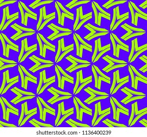 Traditional geometric seamless pattern for wallpaper, textile. Vector illustration