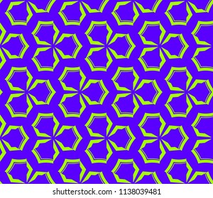 Traditional geometric seamless pattern for wallpaper, textile. Vector illustration