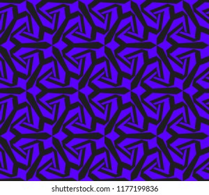 Traditional geometric seamless pattern for wallpaper, textile. Vector illustration