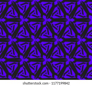 Traditional geometric seamless pattern for wallpaper, textile. Vector illustration