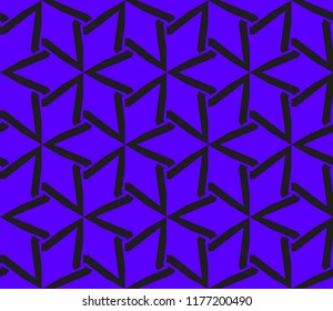 Traditional geometric seamless pattern for wallpaper, textile. Vector illustration