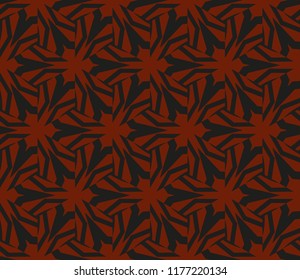 Traditional geometric seamless pattern for wallpaper, textile. Vector illustration
