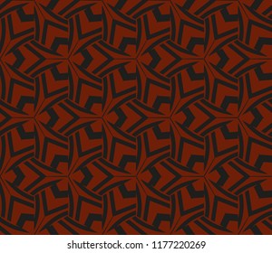 Traditional geometric seamless pattern for wallpaper, textile. Vector illustration