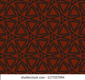 Traditional geometric seamless pattern for wallpaper, textile. Vector illustration