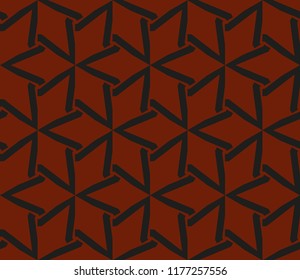 Traditional geometric seamless pattern for wallpaper, textile. Vector illustration
