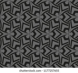 Traditional geometric seamless pattern for wallpaper, textile. Vector illustration