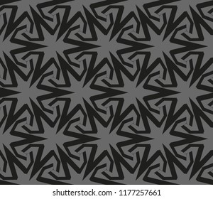 Traditional geometric seamless pattern for wallpaper, textile. Vector illustration