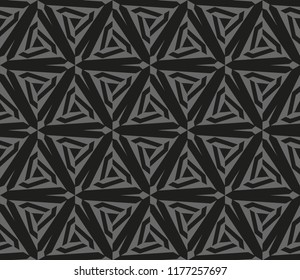 Traditional geometric seamless pattern for wallpaper, textile. Vector illustration