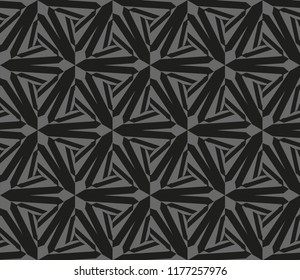 Traditional geometric seamless pattern for wallpaper, textile. Vector illustration
