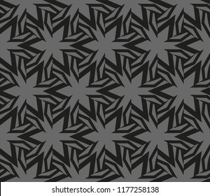 Traditional geometric seamless pattern for wallpaper, textile. Vector illustration
