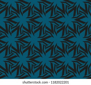 Traditional geometric seamless pattern for wallpaper, textile. Vector illustration